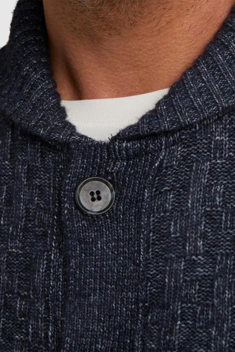 Vanguard button jacket wool blend